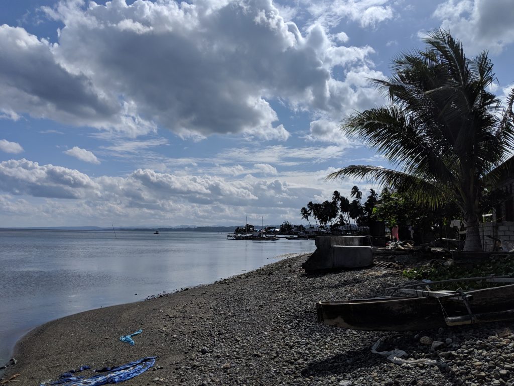 beach with ocean and sky